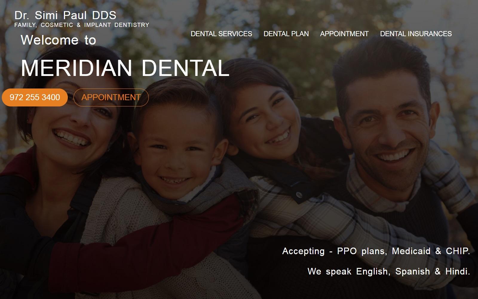 Meridian Dental screenshot
