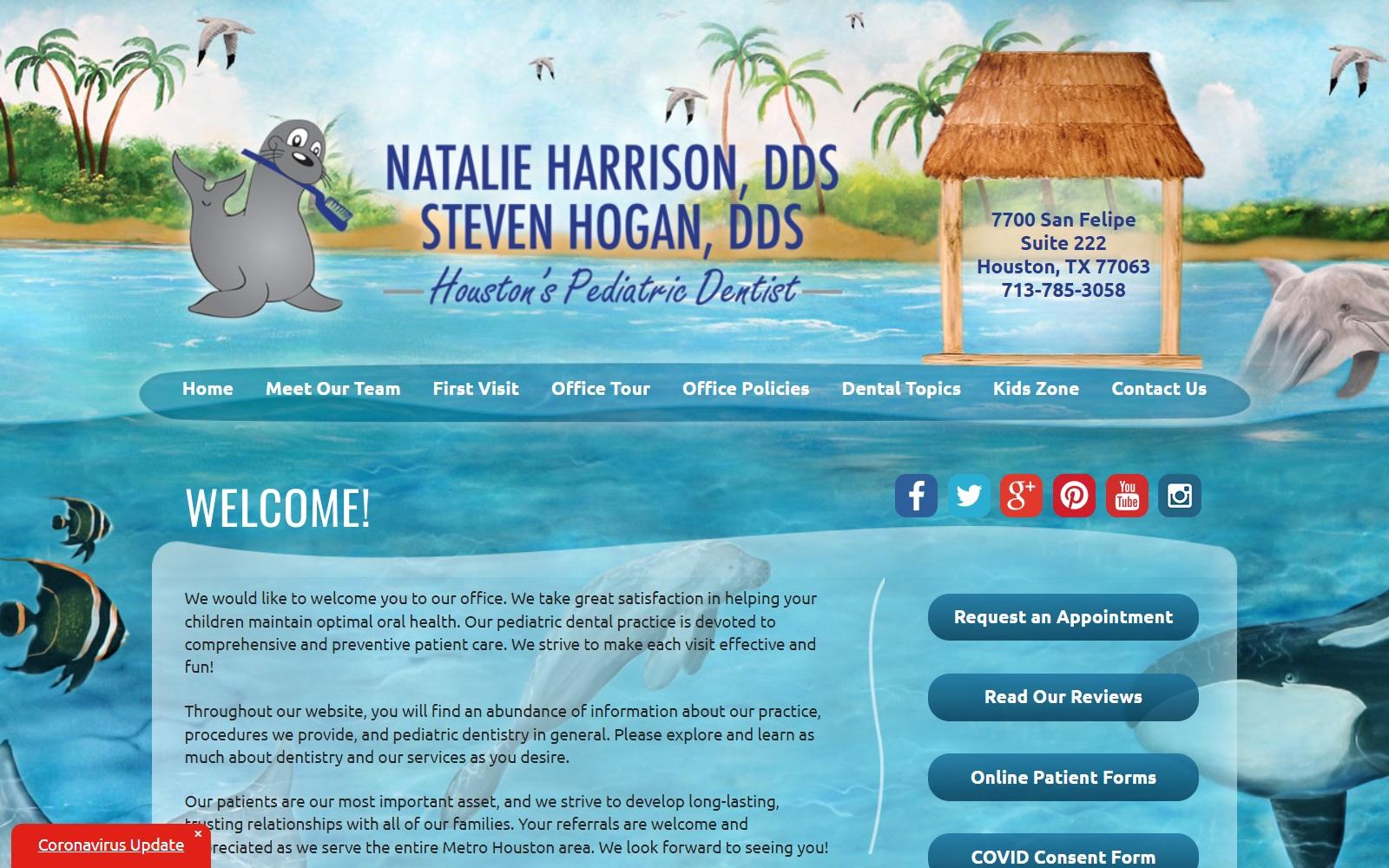 Natalie Harrison DDS screenshot