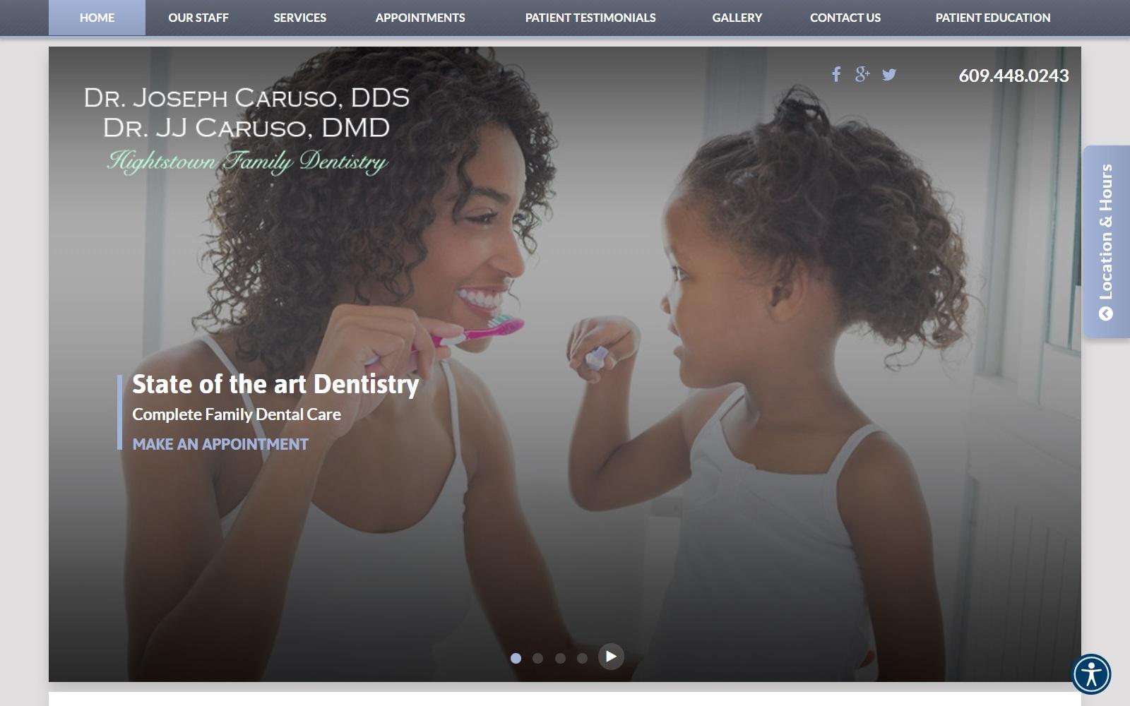 Joseph Caruso DDS screenshot