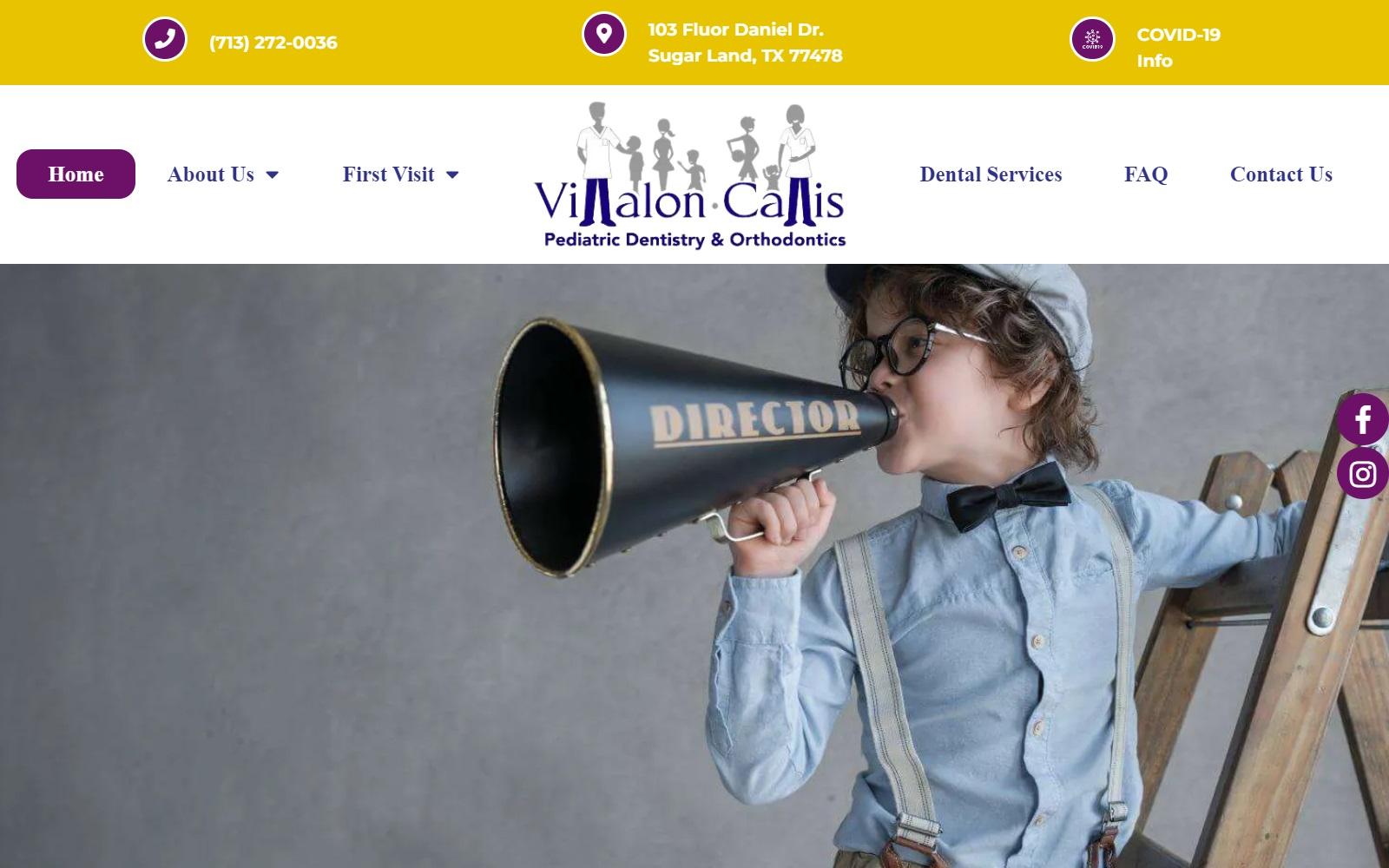 Villalon Callis Pediatric Dentistry & Orthodontics screenshot