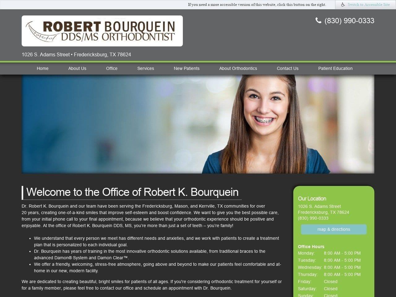 Robert Bourquein DDS MS Orthodontist