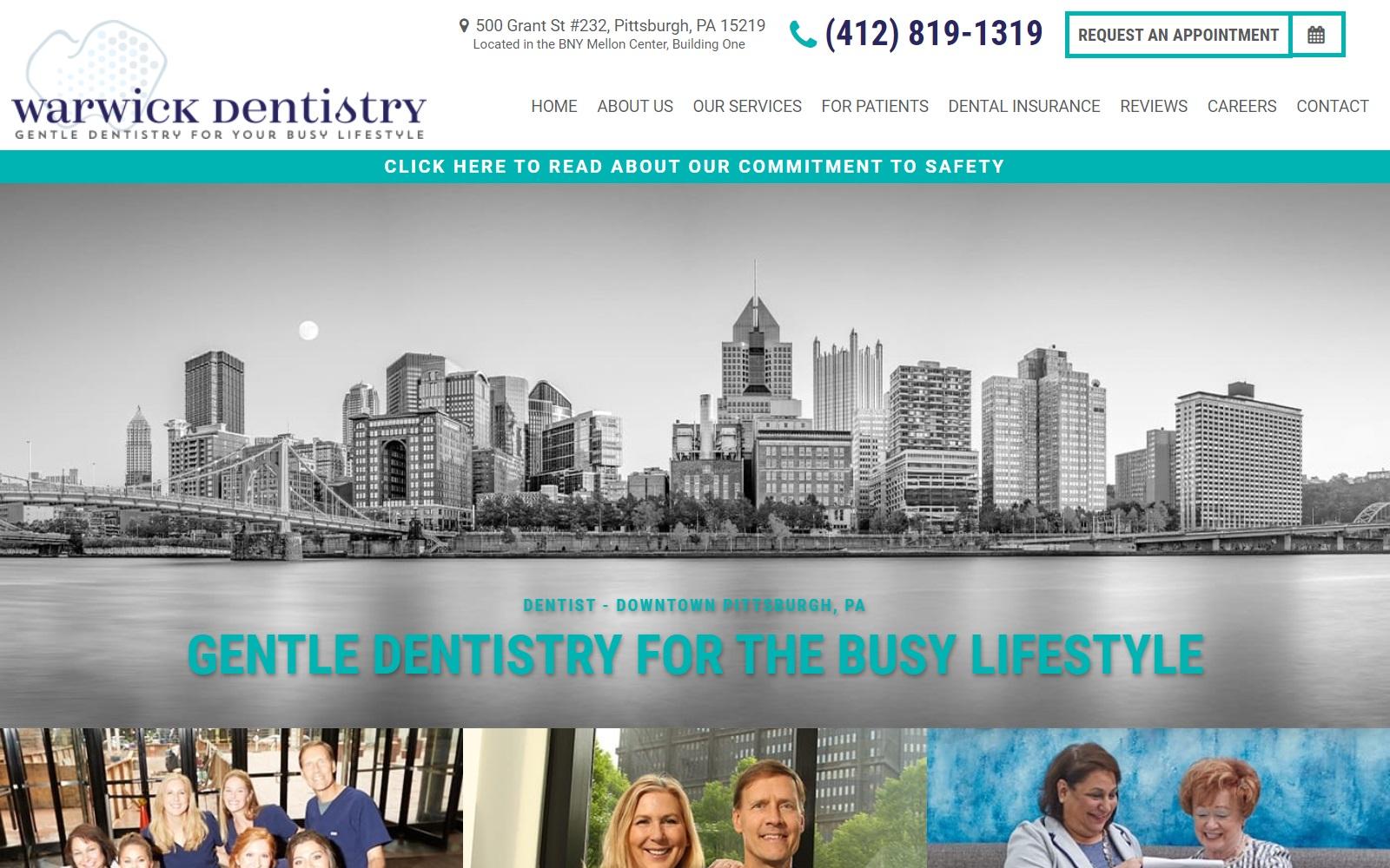 Warwick Dentistry Warwick Joyce K DDS screenshot