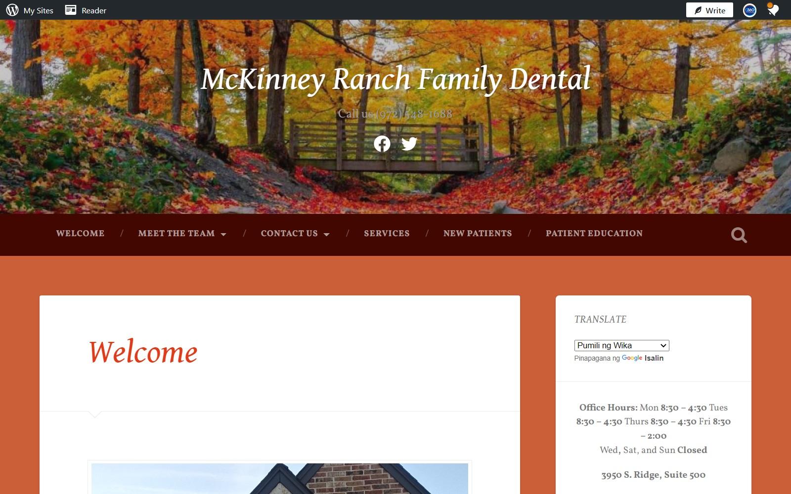 McKinney Ranch Family Dental screenshot