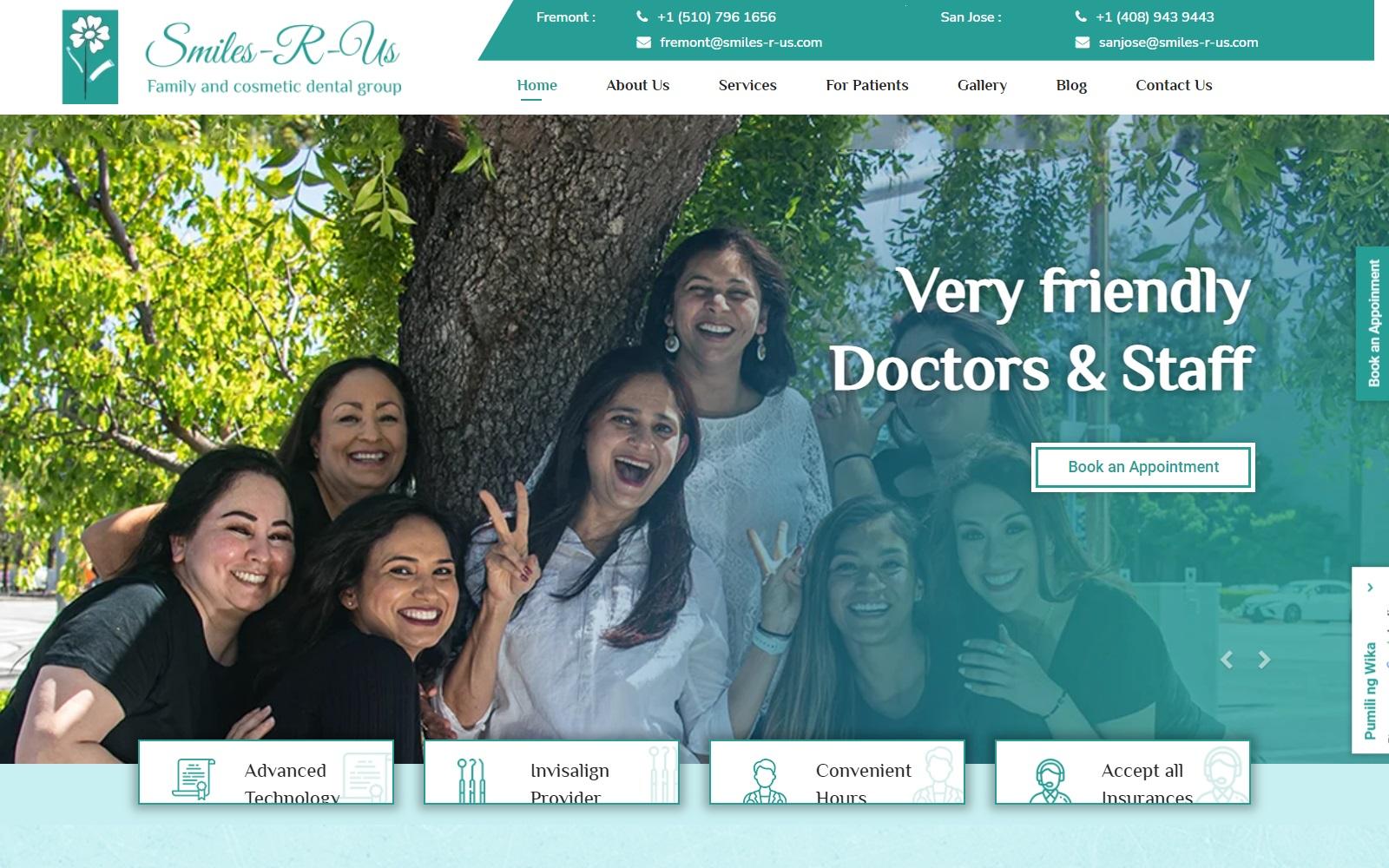 Smiles-R-Us Family Dental Group screenshot