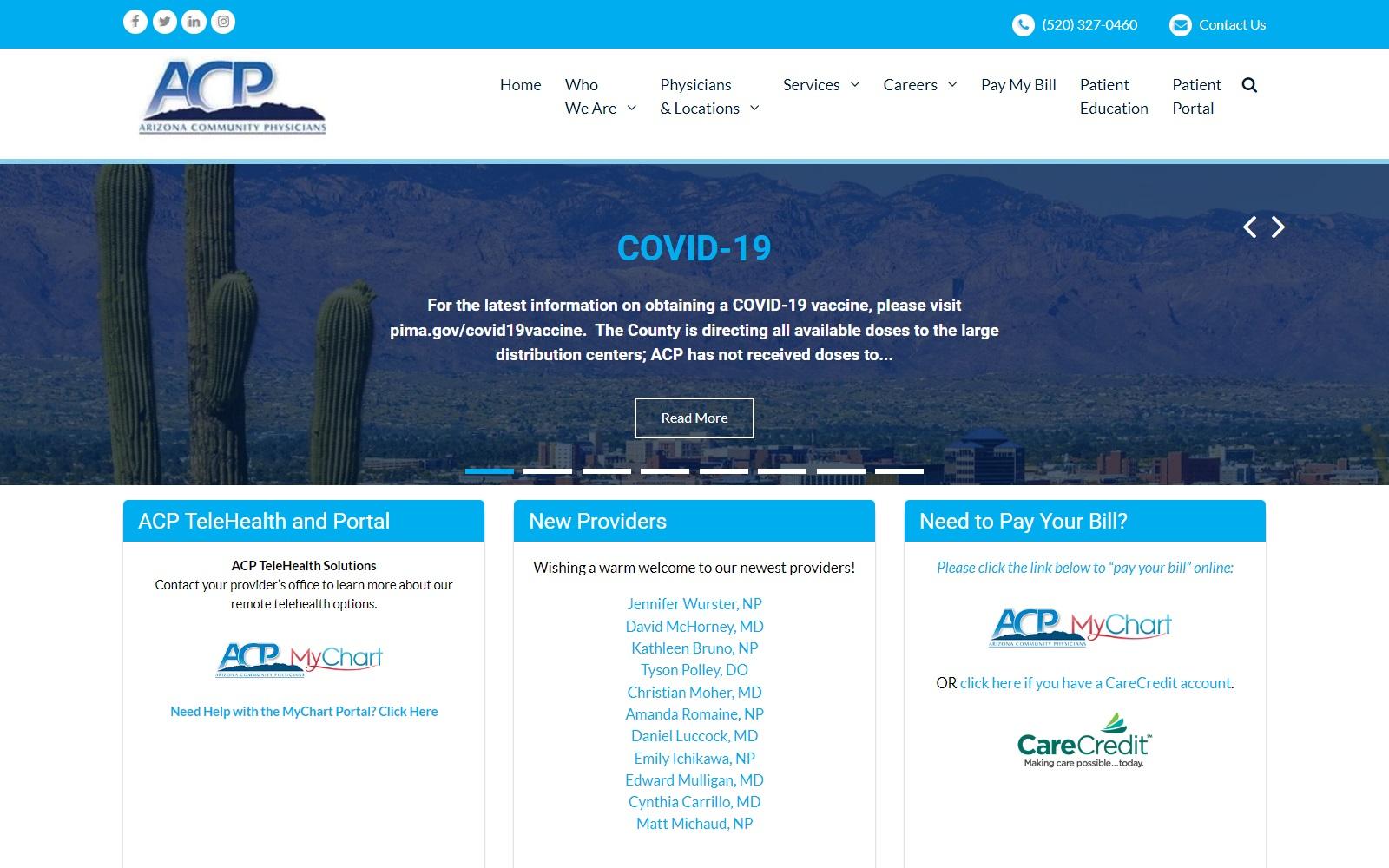 Arizona Internal Medicine screenshot