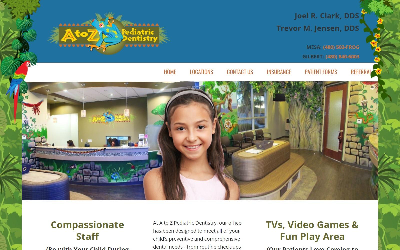 A To Z Pediatric Dentistry screenshot