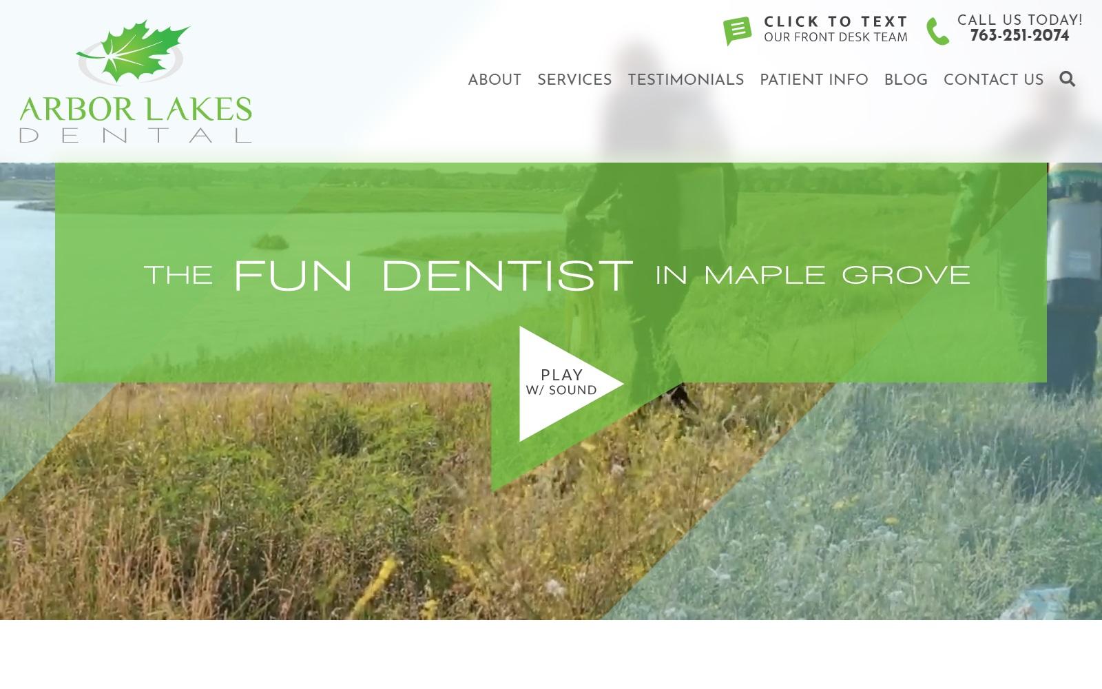 Arbor Lakes Dental screenshot