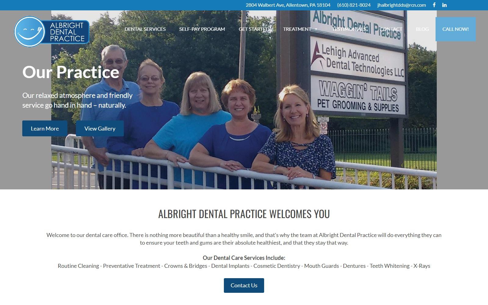 Albright Dental Practice screenshot