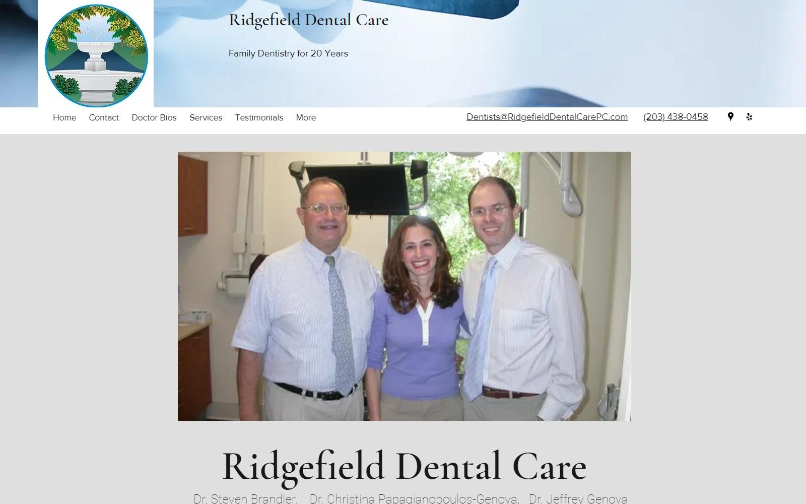 Ridgefield Dental Care screenshot