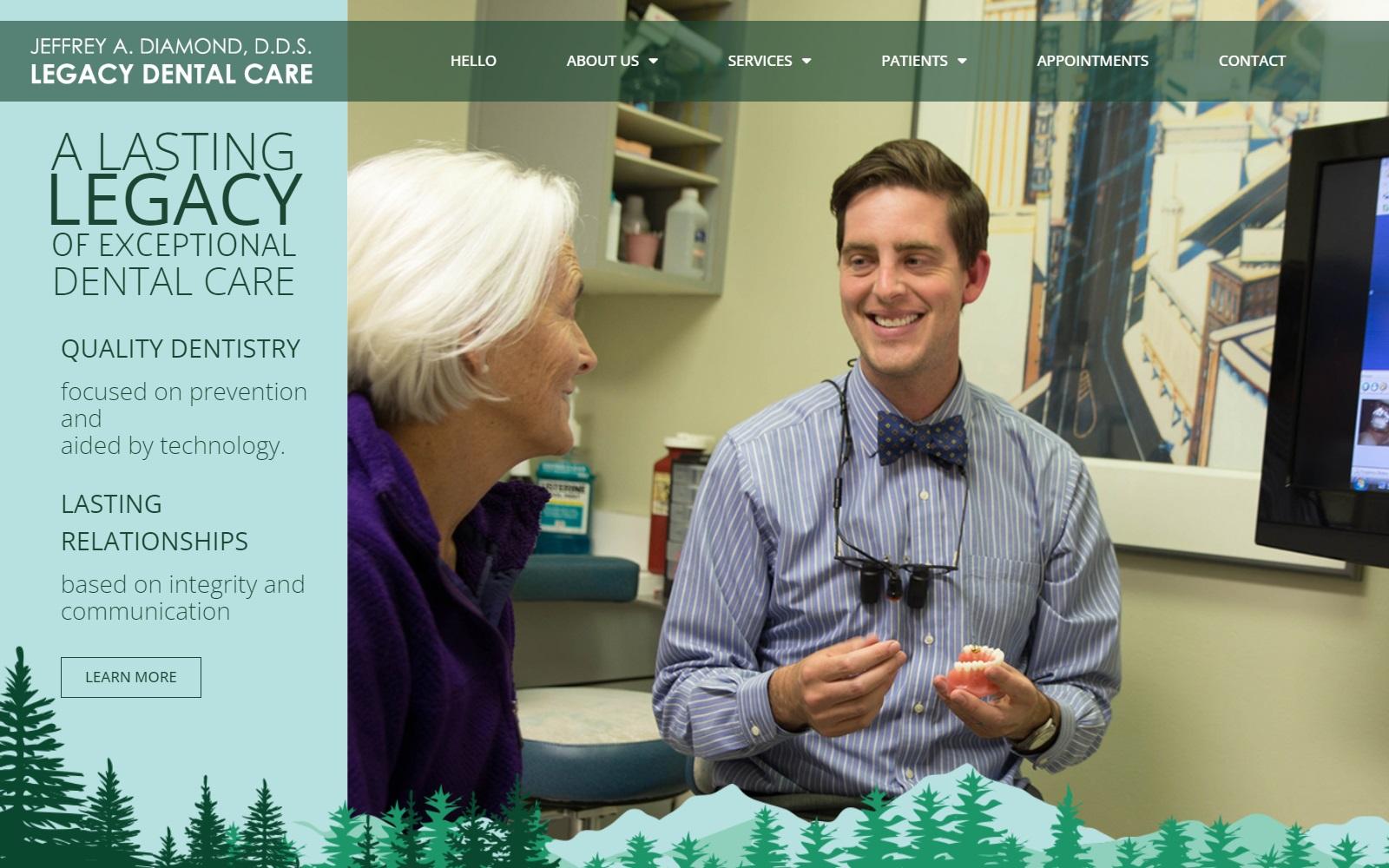 Jeffrey A. Diamond D.D.S. Legacy Dental Care