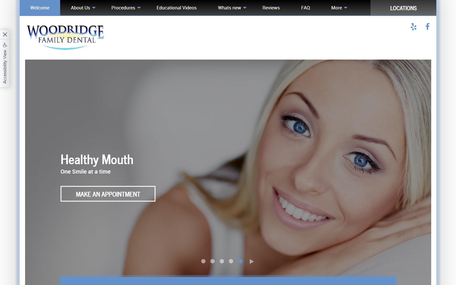 Woodridge Family Dental screenshot