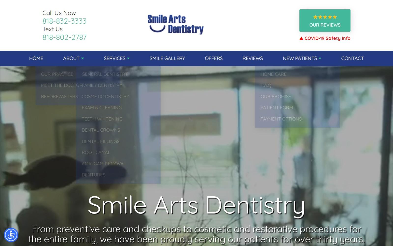 Smile Arts Dentistry screenshot