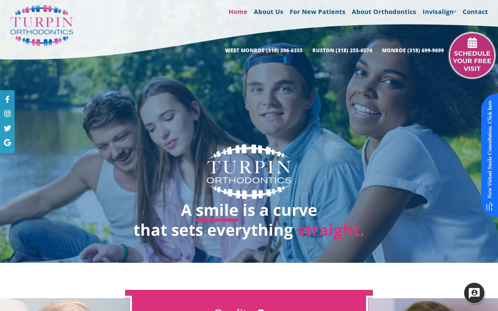 Turpin Orthodontics screenshot