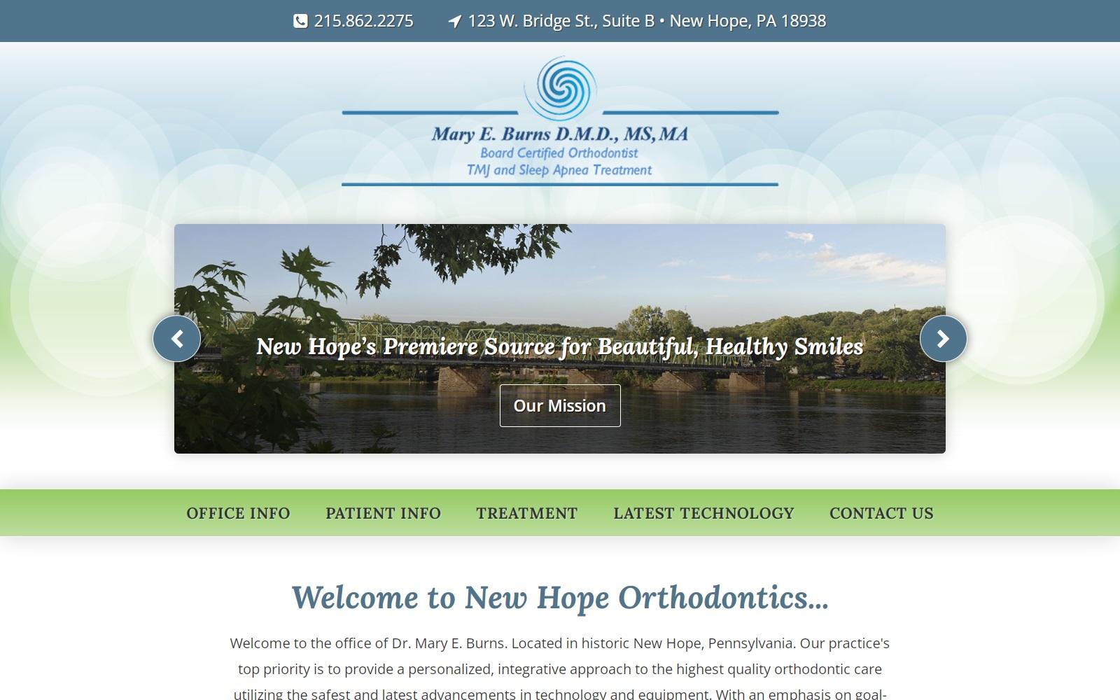 New Hope Orthodontic Associates: Burns Mary E DDS