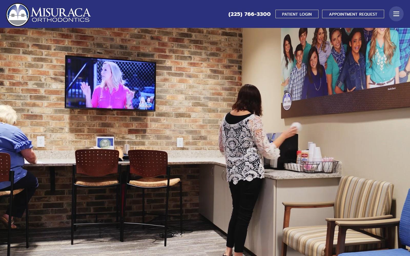 Misuraca Orthodontics screenshot