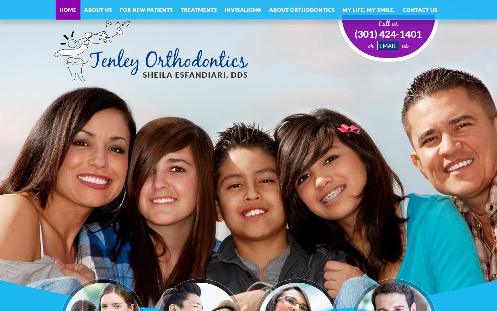 Tenley Orthodontics screenshot