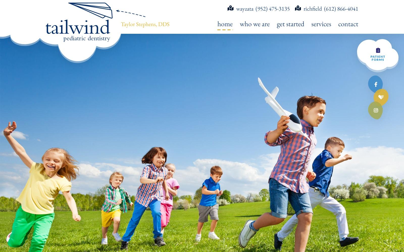 Tailwind Pediatric Dentistry screenshot