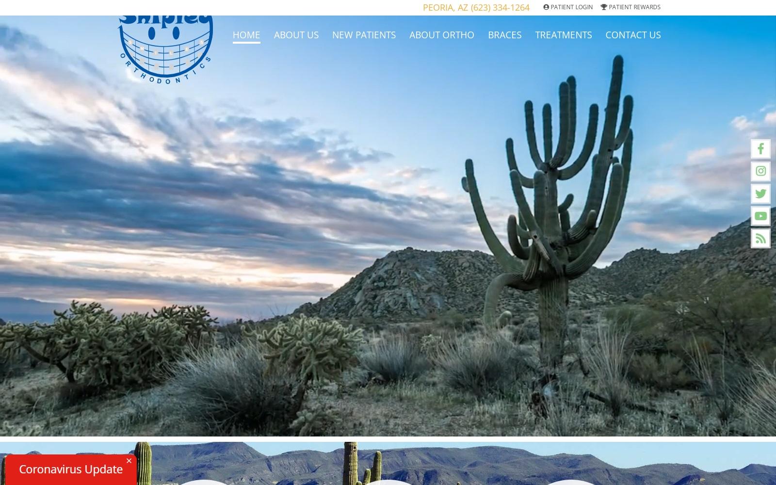Shipley Orthodontics screenshot