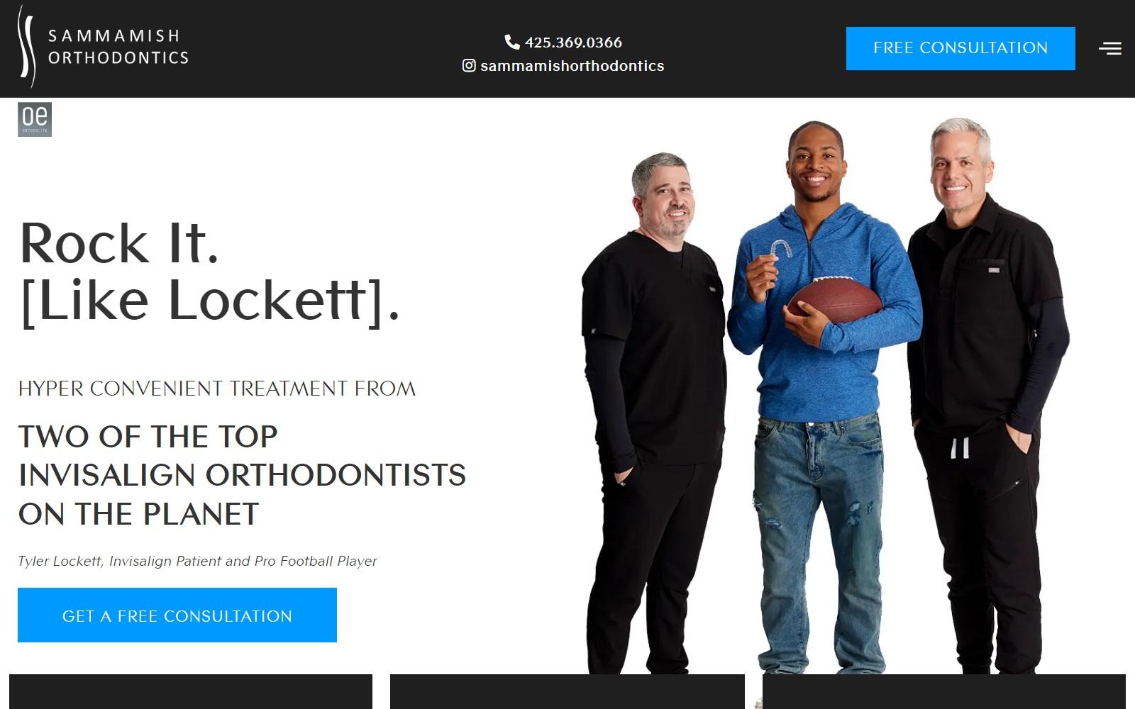 Sammamish Orthodontics screenshot