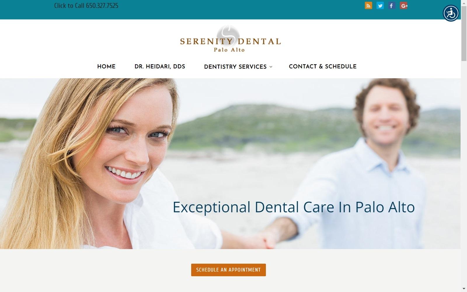 Serenity Dental Palo Alto screenshot