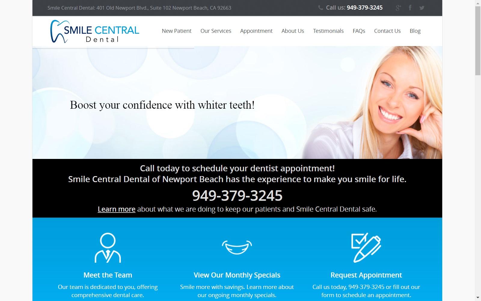 Smile Central Dental screenshot
