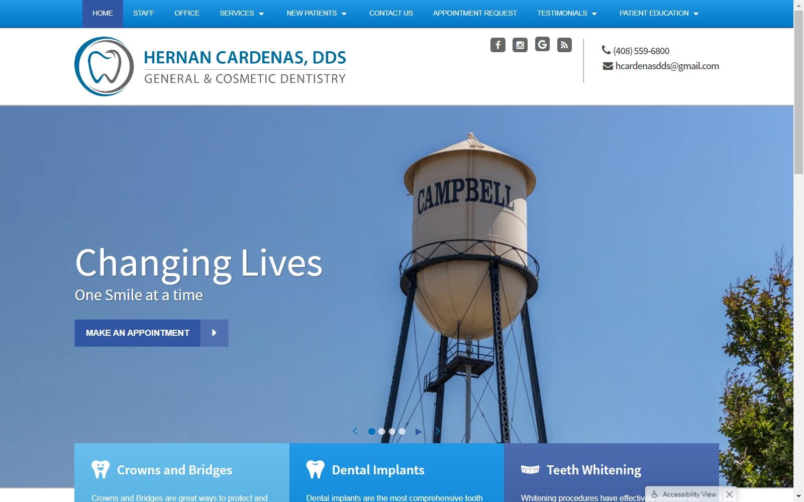 Cardenas Hernan DDS screenshot