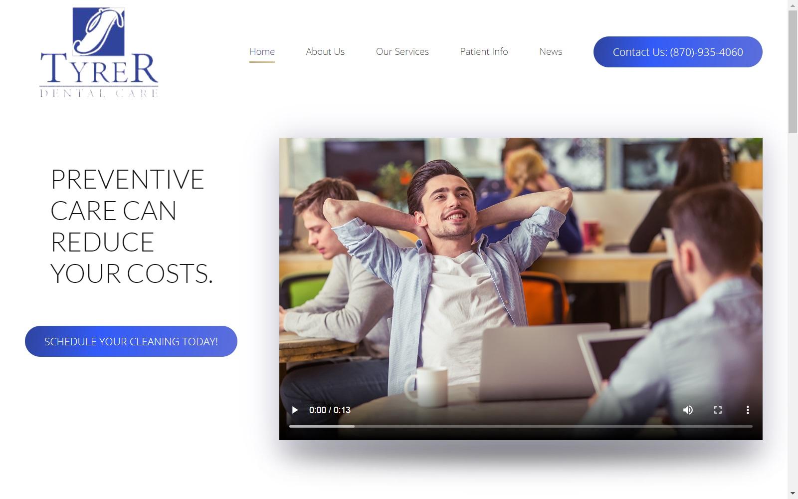 Tyrer Dental Care screenshot