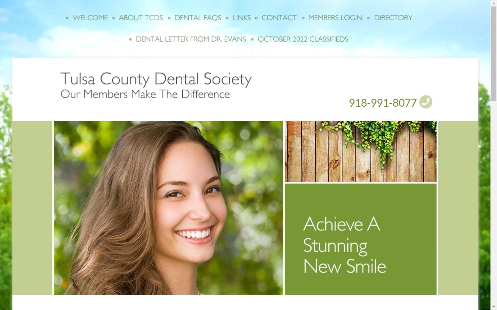 Tulsa County Dental Society screenshot