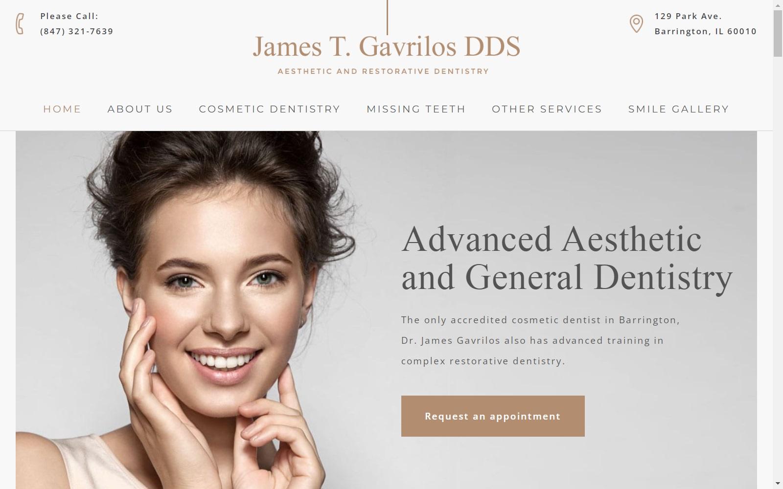 James T. Gavrilos DDS screenshot
