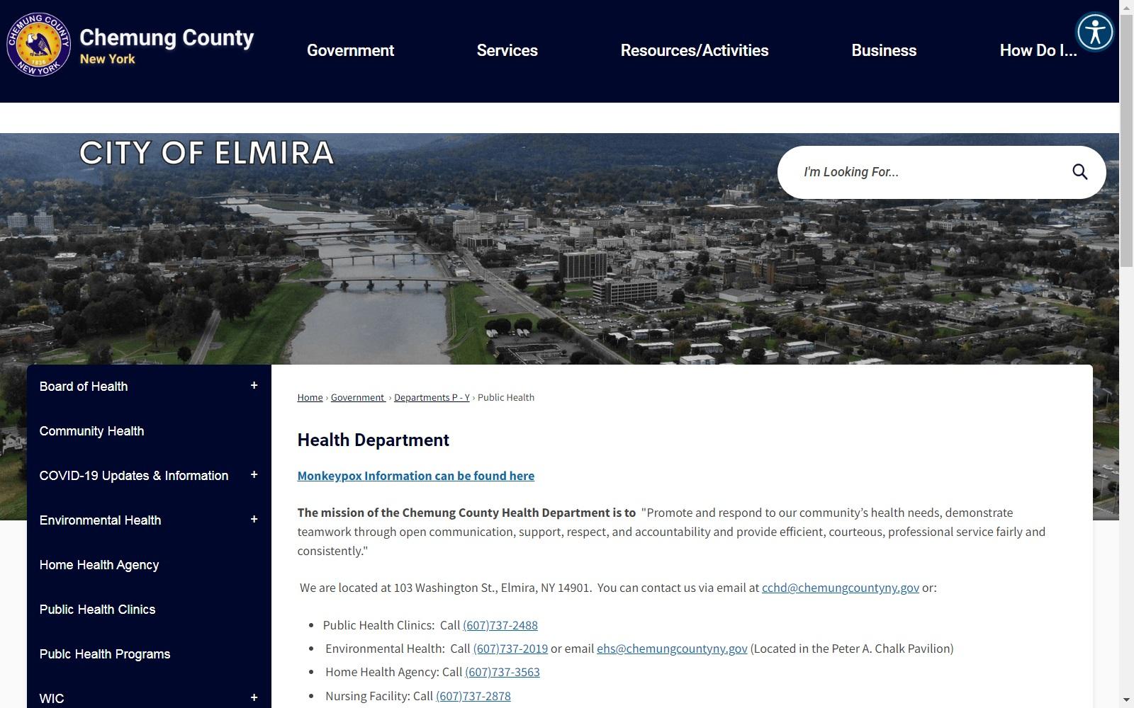 Chemung County Health Department Lax Theodore DDS