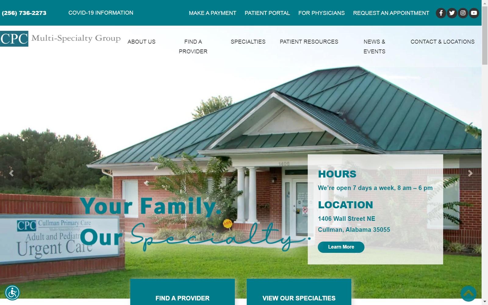 Cullman Primary Care Multi-Specialty Care