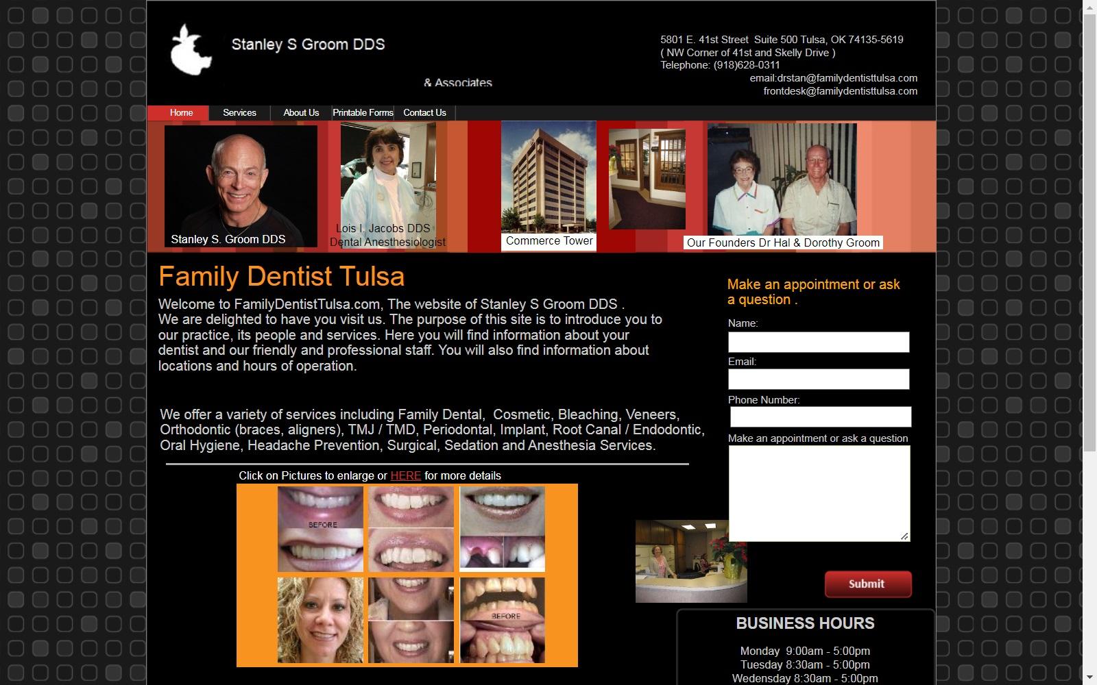 Stanley S Groom DDS screenshot