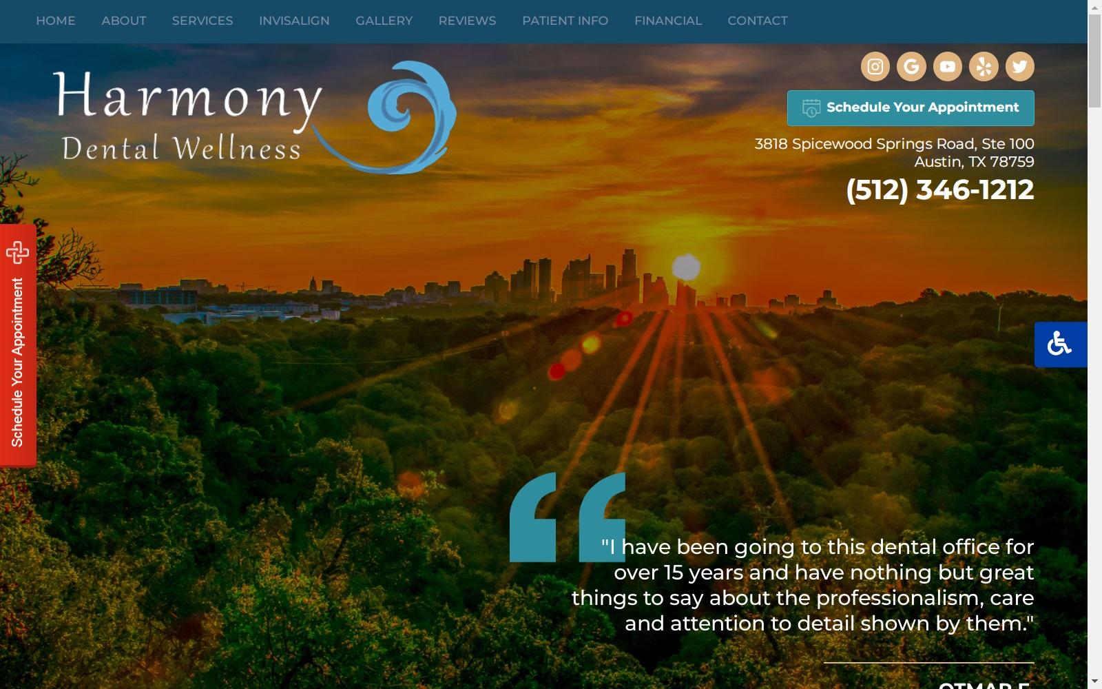 Harmony Dental Wellness screenshot
