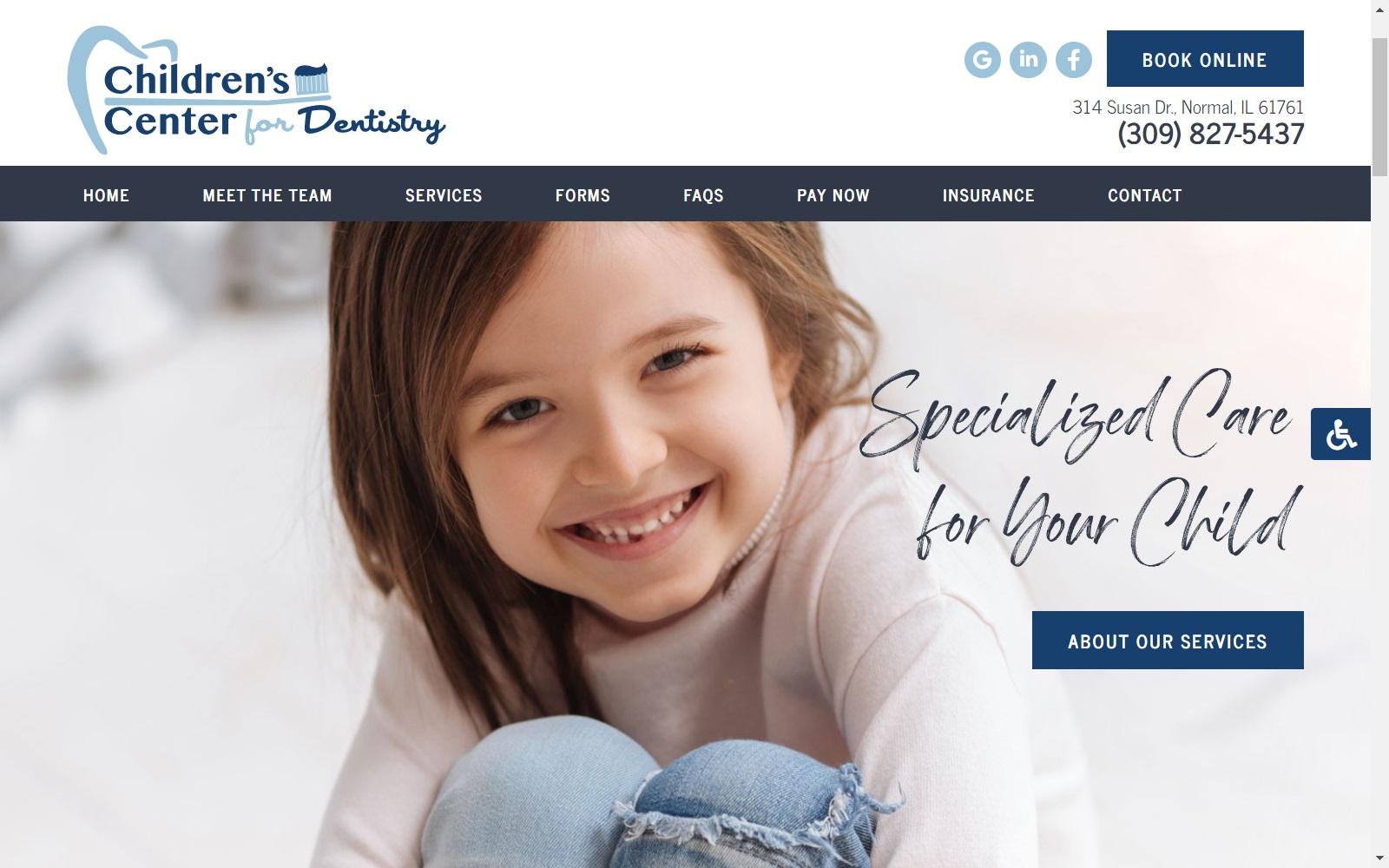 Childrens Center for Dentistry screenshot