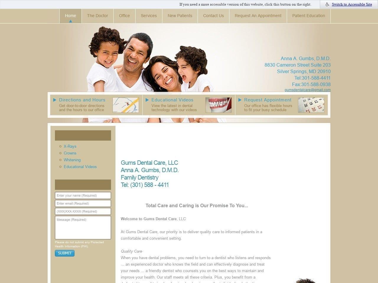 Dr. Anna A. Gumbs DMD screenshot