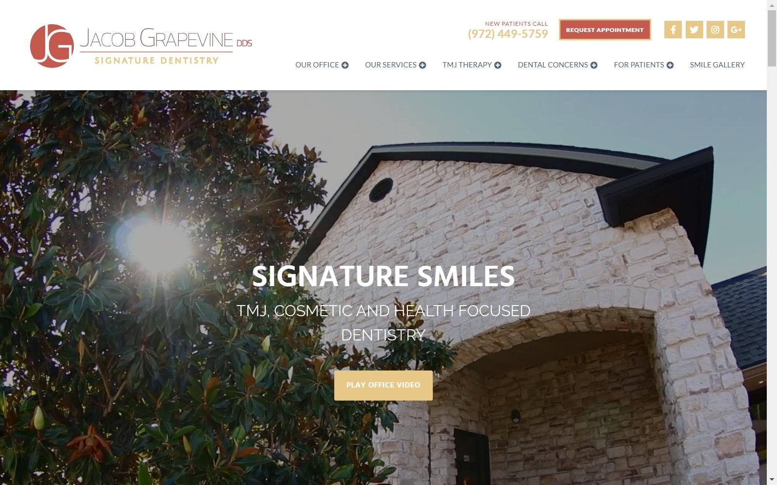Jacob Grapevine DDS screenshot