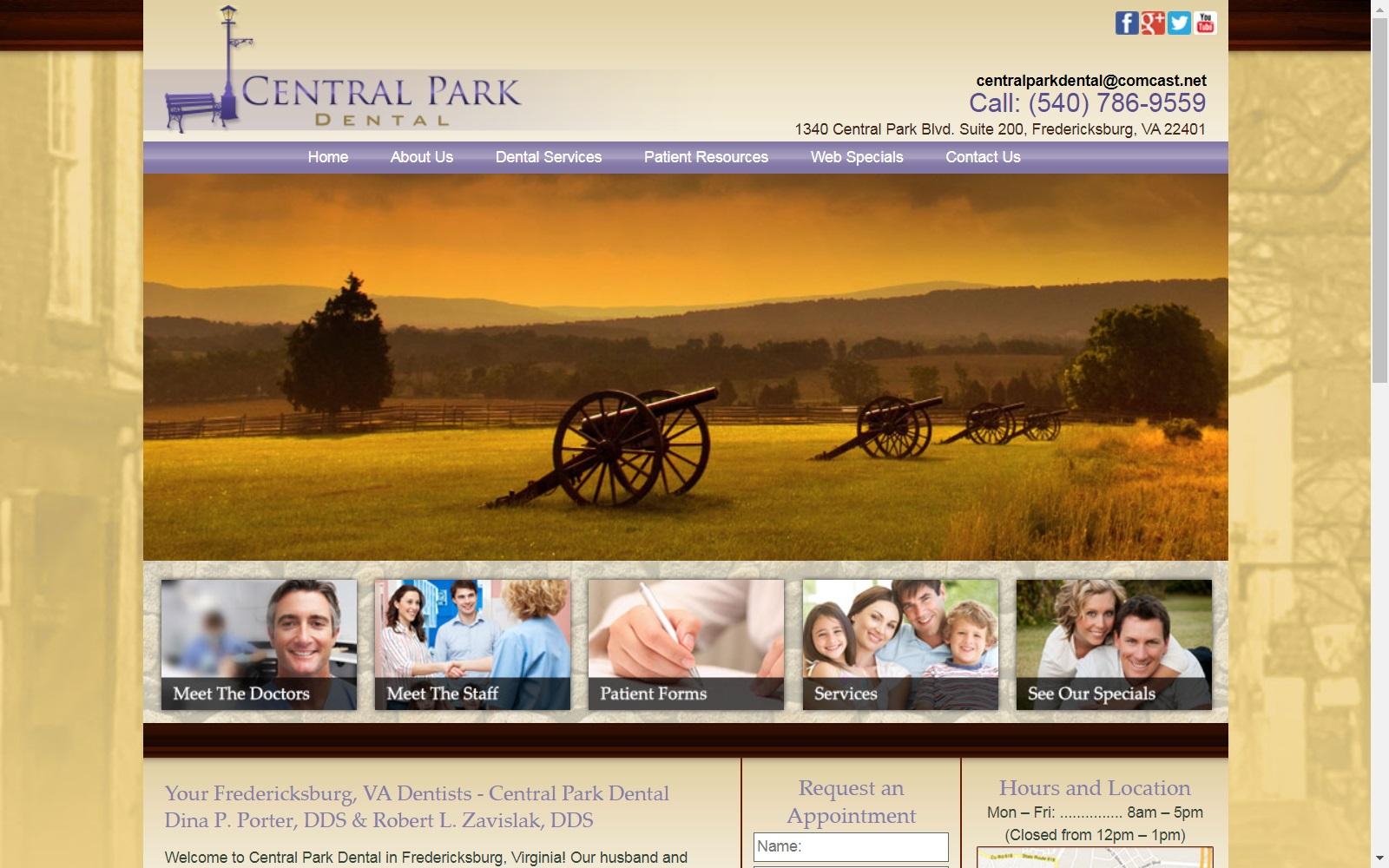 Central Park Dental screenshot
