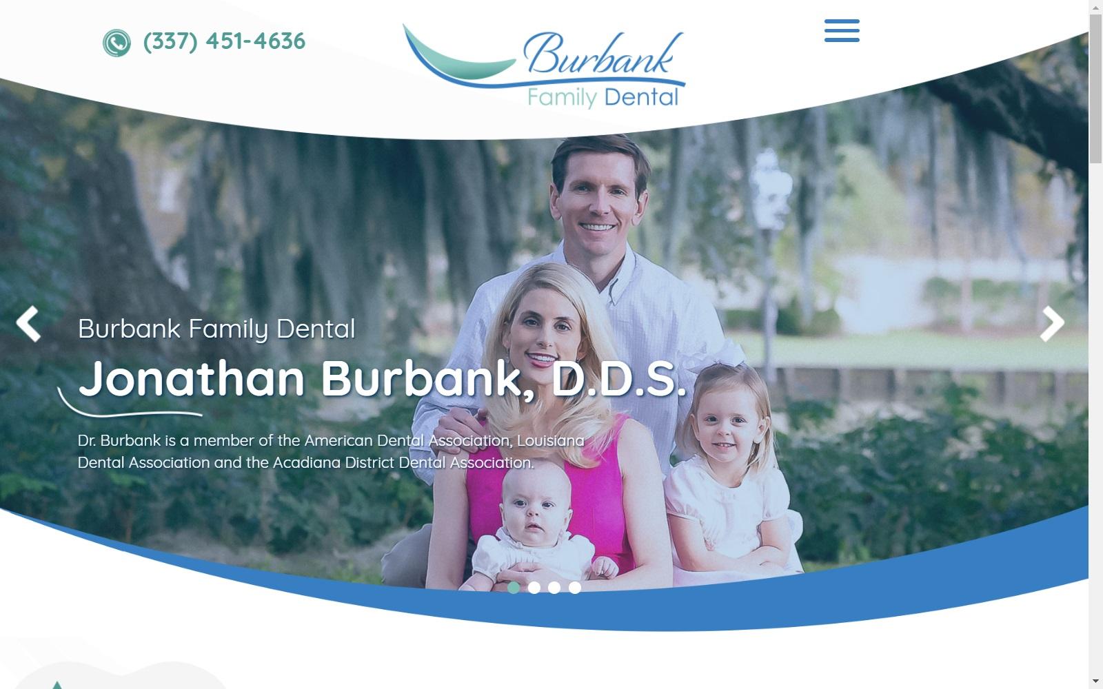 Burbank Family Dental screenshot