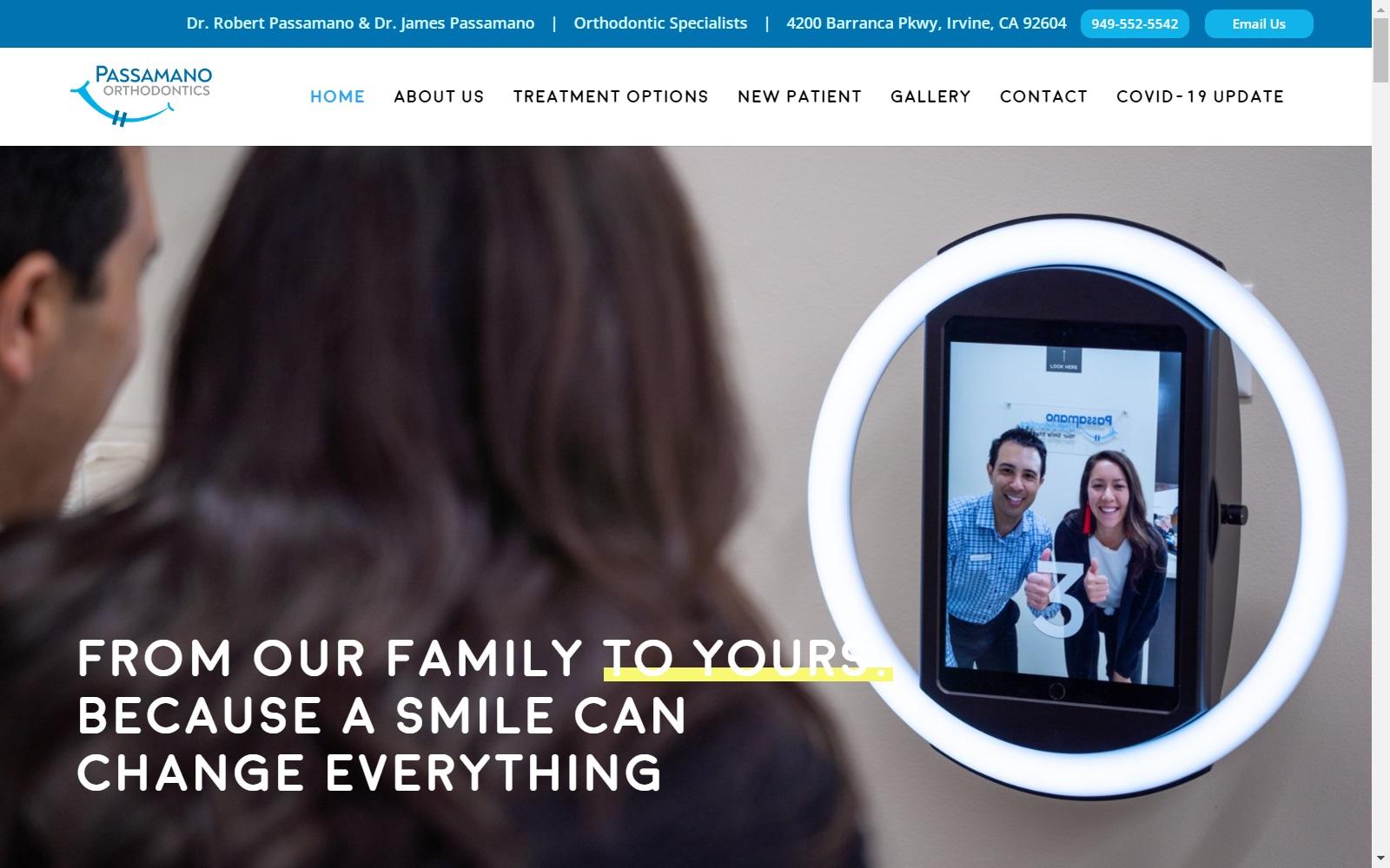 Passamano Orthodontics screenshot