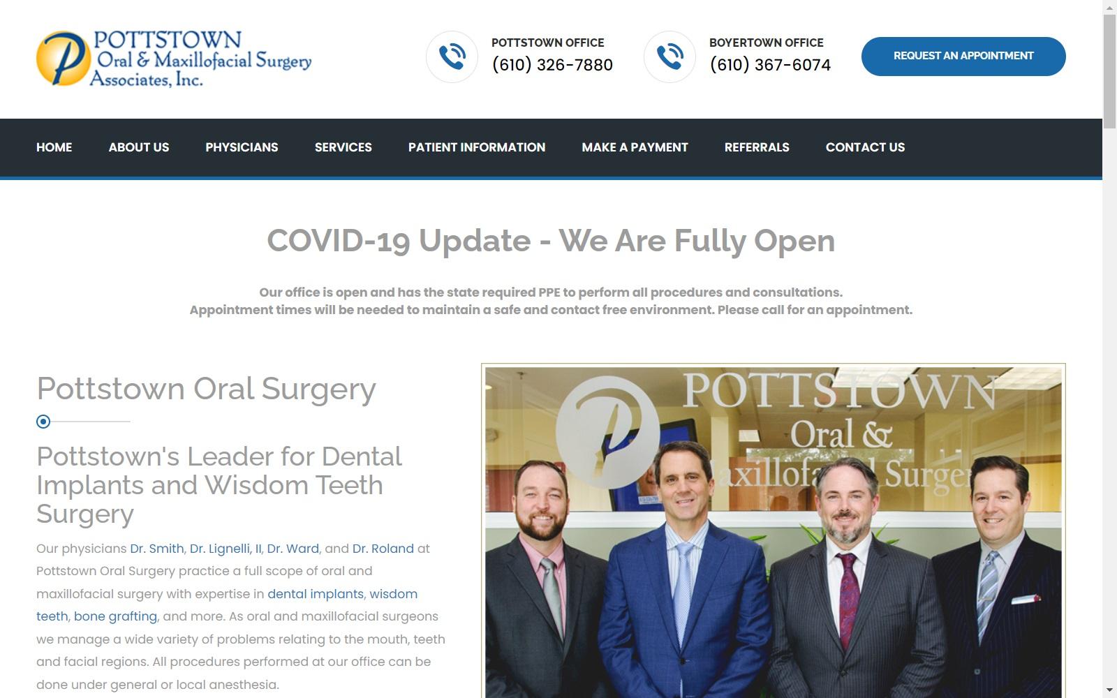 Pottstown Oral & Maxillofacial Surgery screenshot