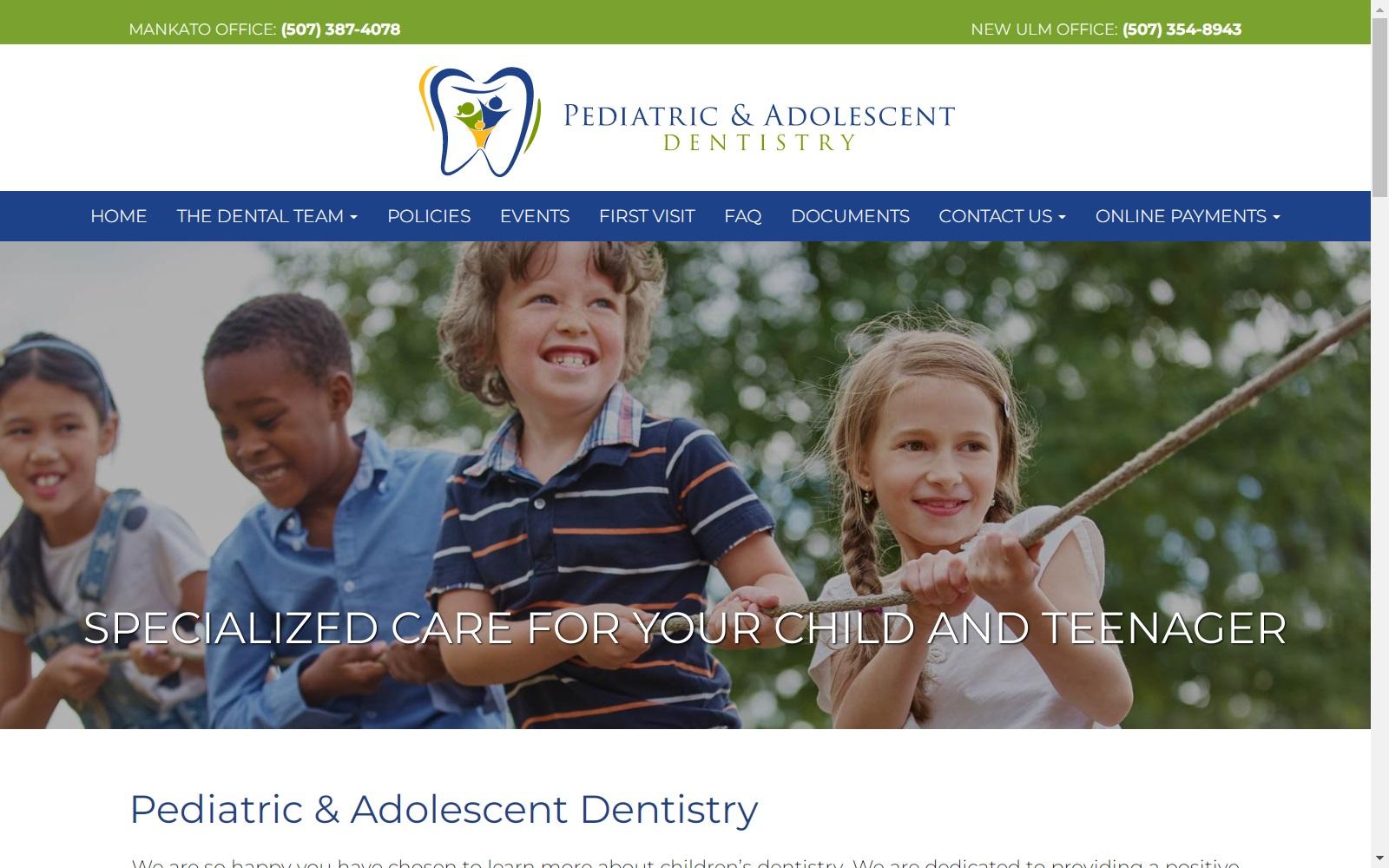 Pediatric & Adolescent Dentistry