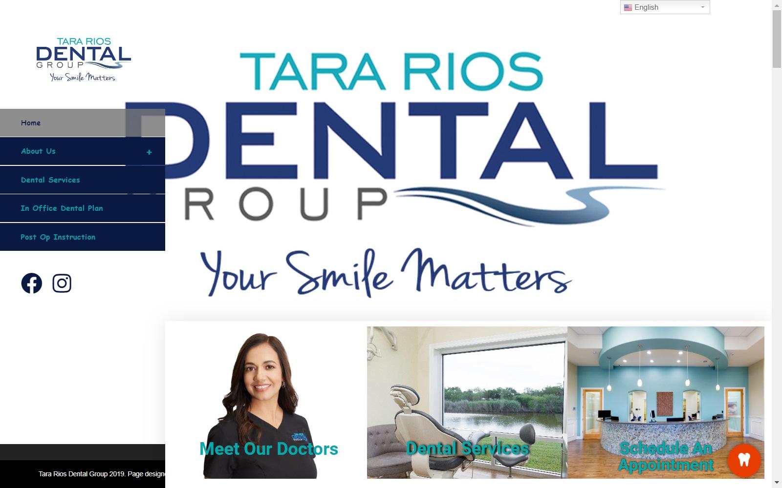 Tara Rios Dental Group screenshot