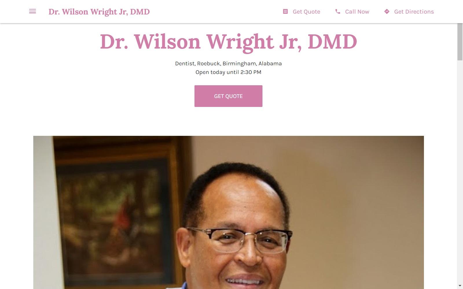 Dr. Wilson Wright Jr, DMD