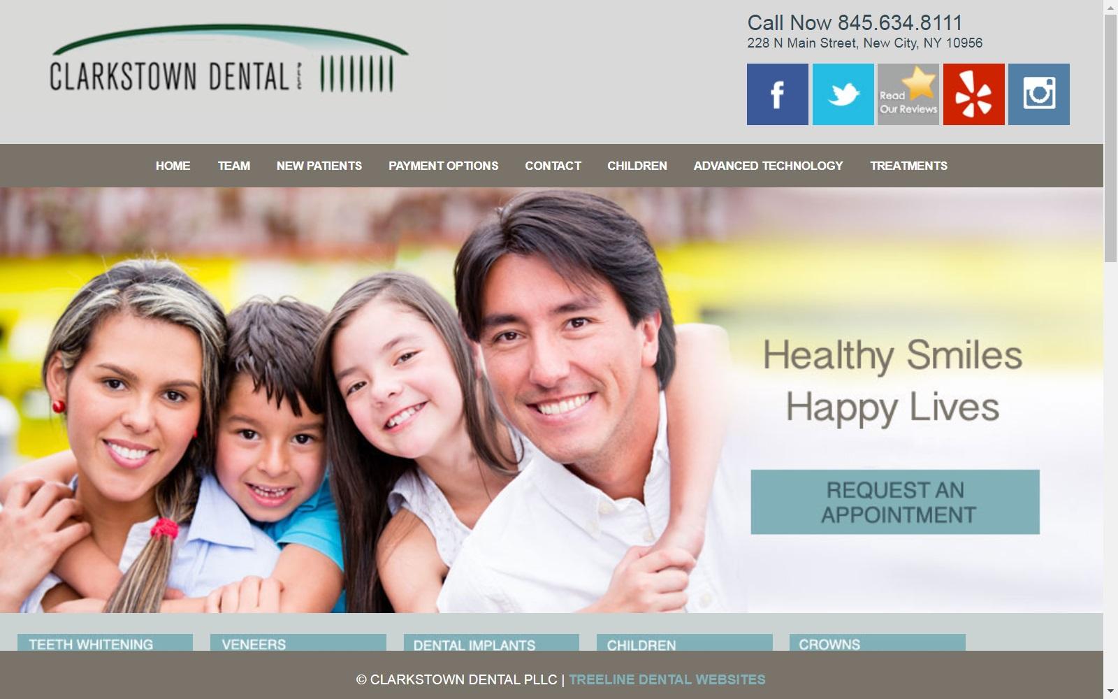Clarkstown Dental screenshot