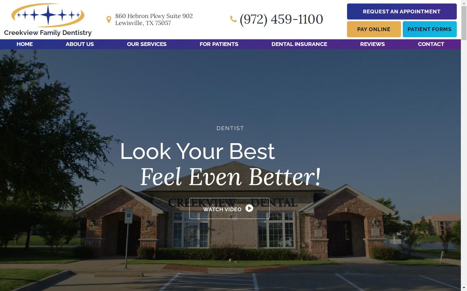 Creekview Family Dentistry screenshot