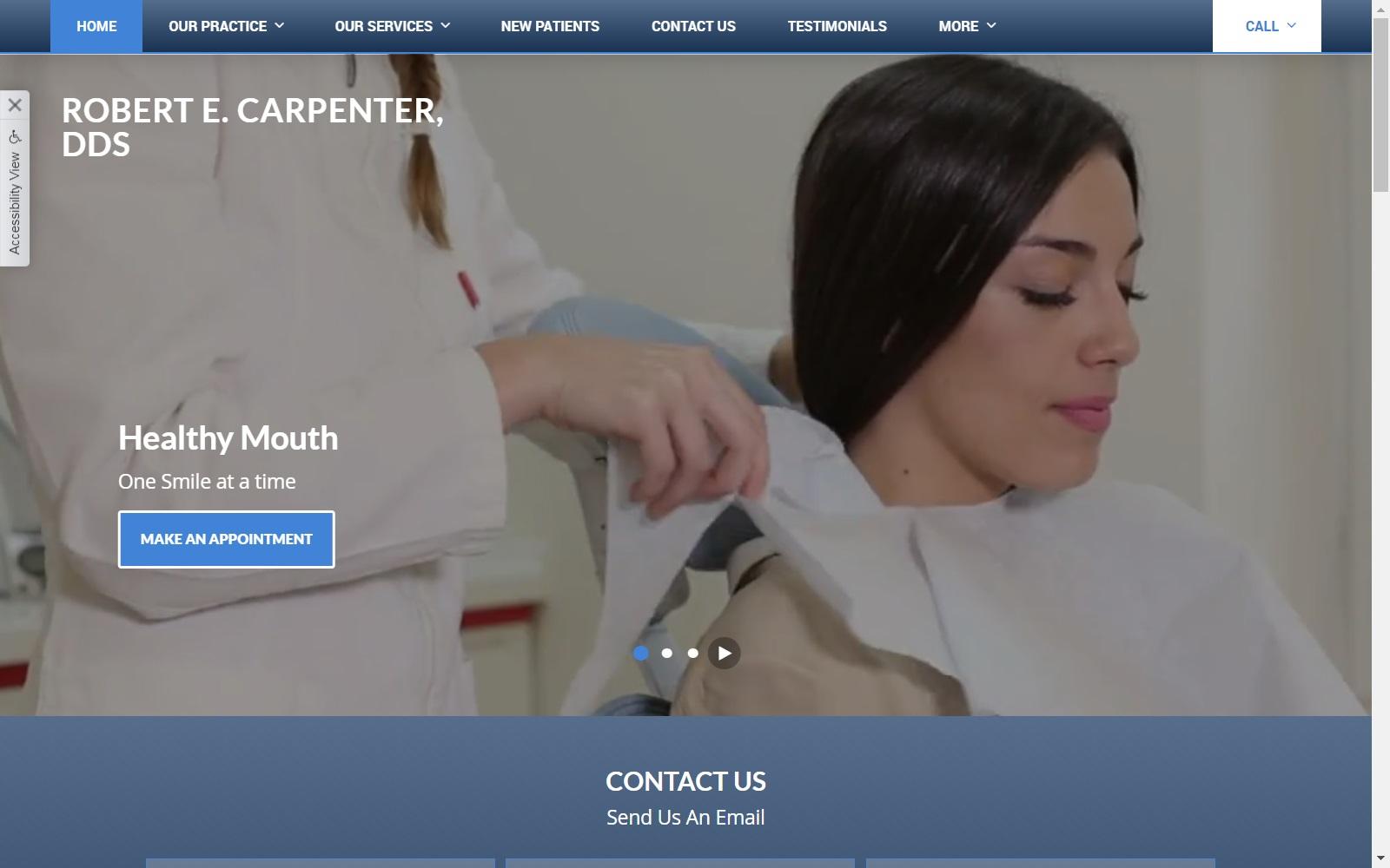 Robert Carpenter DDS screenshot