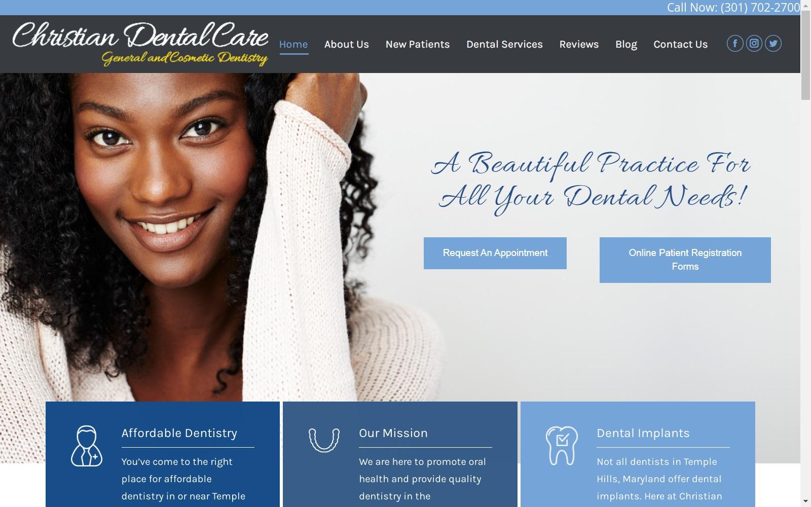 Adgerson Pearstine DDS screenshot