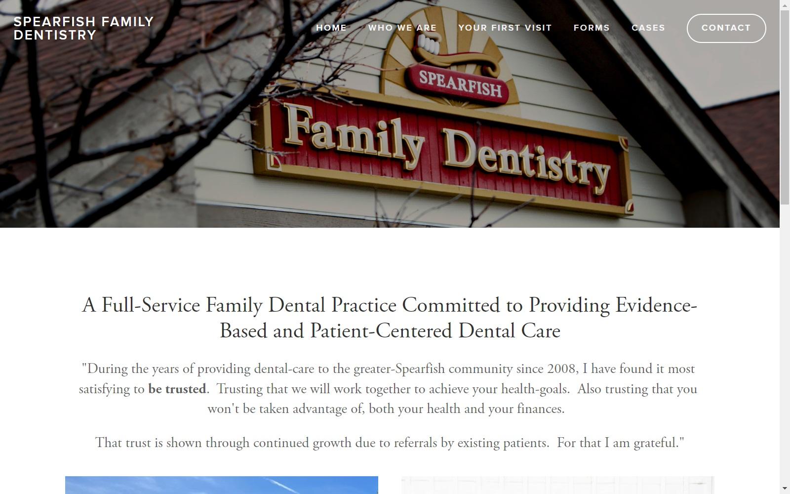 Spearfish Family Dentistry screenshot