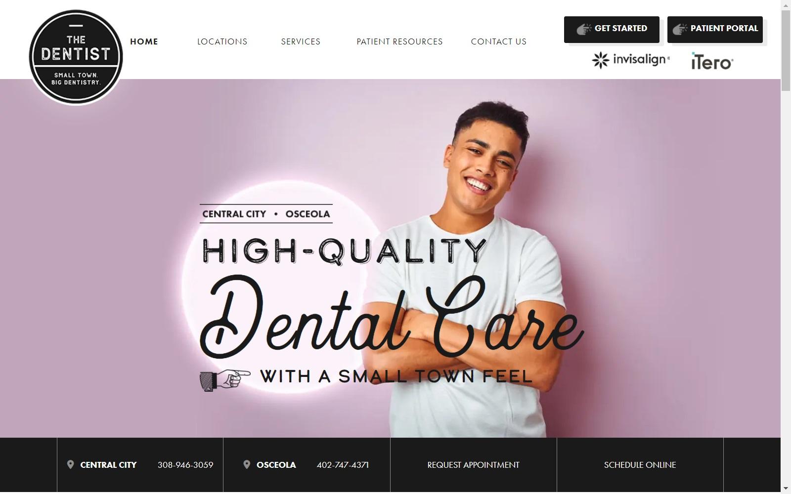 Central City Family Dental: Hermansen-Ryan Kristen R DDS screenshot