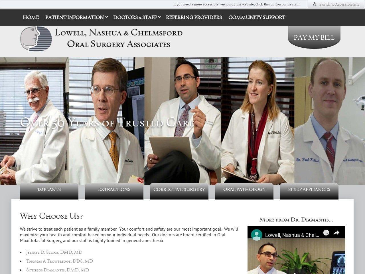 Nashua Oral Surgery Associates screenshot